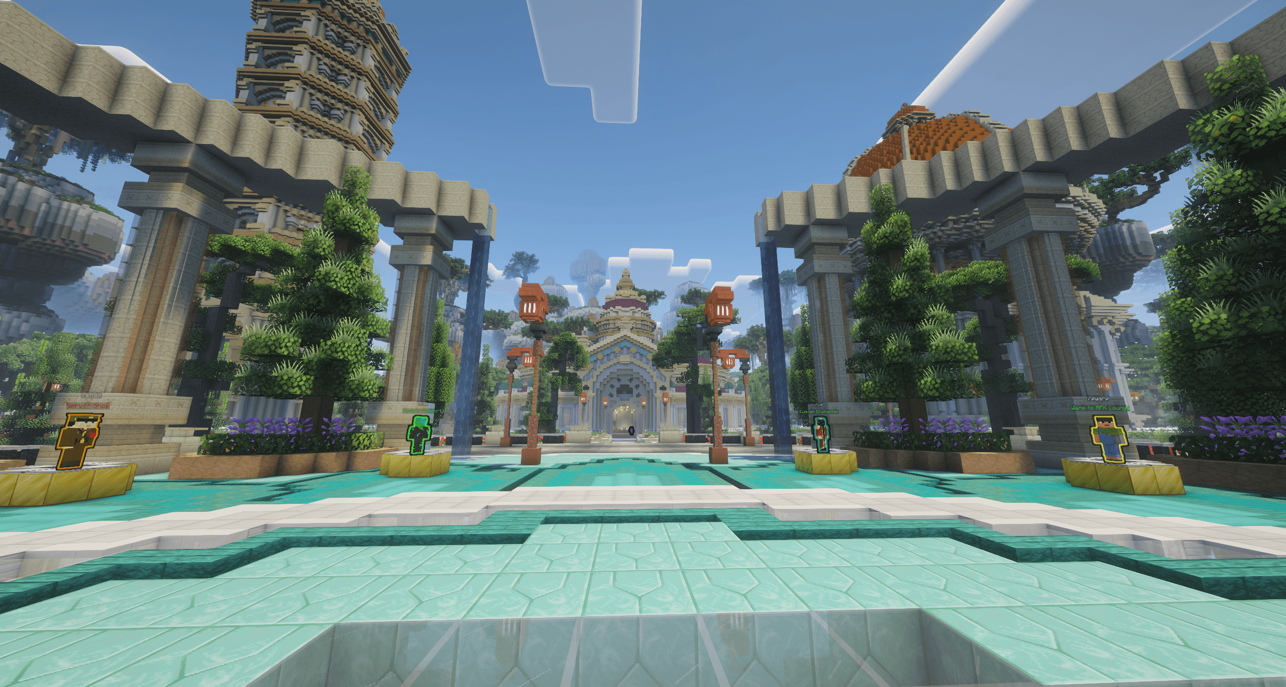 Glorious view of the SupremeCraft capital 2