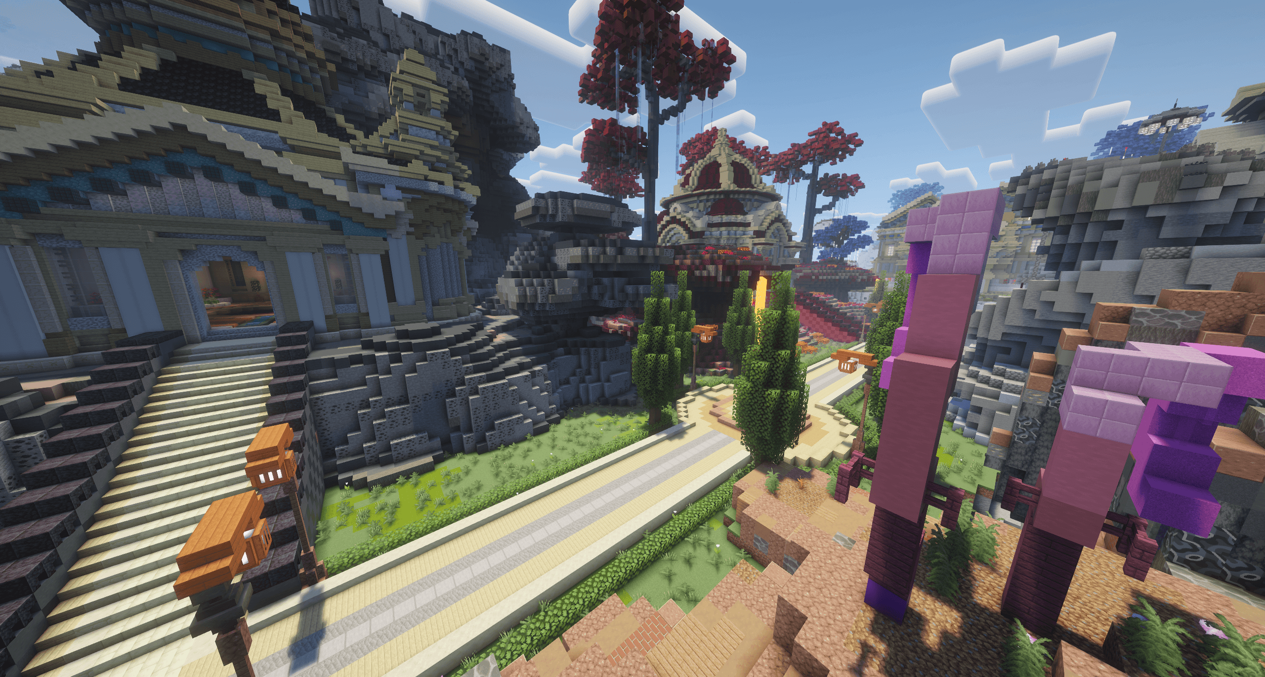 Glorious view of the SupremeCraft capital 5